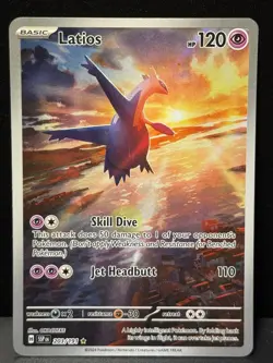 Latios 203/191 SV Surging Sparks Illustration rare Holo Pokemon Card LP - Image 1
