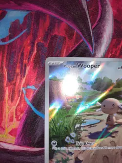 Paldean Wooper 102/094 Phantasmal Flames IR Illustration Rare Pokemon Card - Image 5