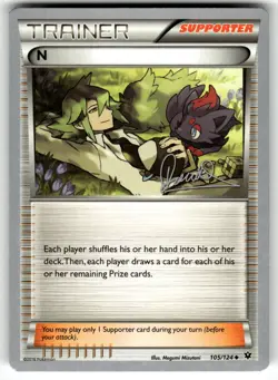 N - 2017 (Diego Cassiraga) 105/124 World Championship Decks NM Pokemon Card TCG - Image 1