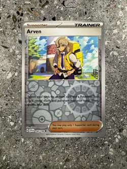 Pokemon TCG Cards Arven 166/198 Scarlet & Violet Reverse Holo NM-M - Image 1