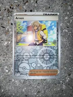 Pokemon TCG Cards Arven 166/198 Scarlet & Violet Reverse Holo NM-M - Image 3