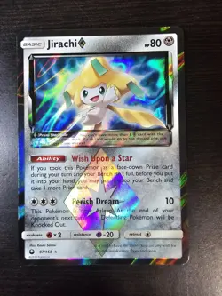 Pokemon TCG Jirachi Prism Celestial Storm Holo Card 97/168 Rare - Image 1