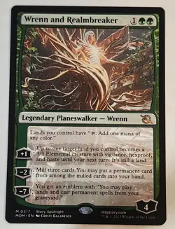 Wrenn and Realmbreaker #217- MTG March of the Machine NM - Image 1