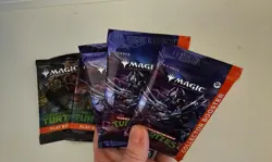 SEALED MTG TMNT Collectors Booster Pack x 3 and Play Booster Pack x 3 - Image 3