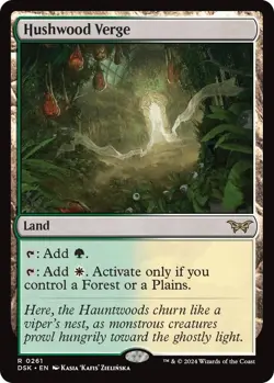 Hushwood Verge R Duskmourn: House of Horror 261 NM - Image 1