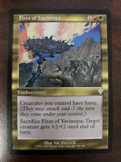 Fires of Yavimaya NM Invasion MTG FREE SHIPPING - Image 1