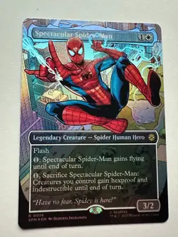 MTG Spectacular Spider-Man Foil Borderless NM - Image 1