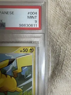 2008 Pokemon Japanese Pikachu #004 Pikachu Half Deck Promo PSA 9 MINT #2500029 - Image 3