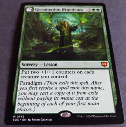 MTG Germination Practicum | Secrets of Strixhaven | NM | Rare Green Sorcery | - Image 3