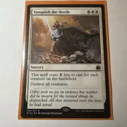 1x Vanquish the Horde NM-Mint, English Innistrad: Midnight Hunt MTG Magic - Image 1