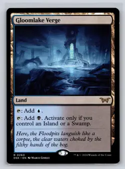 Gloomlake Verge 260 Rare Duskmourn: House of Horror Magic: The Gathering NM - Image 1