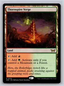 Thornspire Verge 270 Rare Duskmourn: House of Horror Magic: The Gathering NM - Image 1
