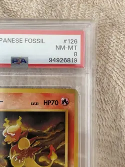 1997 Pokemon Japanese Magmar #126 PSA 8 NM-MT Vintage #2500028 - Image 3