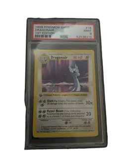 1999 Pokemon Game 1st Edition #18 Dragonair PSA 9 MINT - Image 1