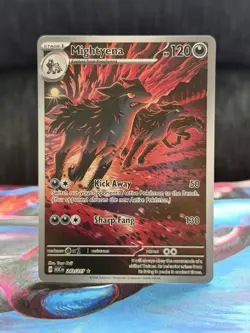 Pokemon Mightyena ASC EN 243/217 Rare Full Art Holo 120 HP Stage 1 50/130 Attack - Image 1