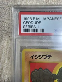 1998 Pokemon Japanese Vending Series 1 Geodude #74 PSA 9 MINT Vintage #2500013 - Image 2