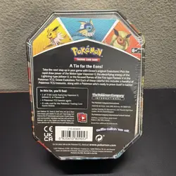 Pokemon TCG Eevee Evolutions Tin (Jolteon V) Sealed New Tin 4 Boosters FREE SHIP 820650809057 - Image 2