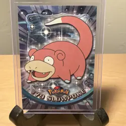 1998 Topps Series 2 Slowpoke #79 Non-Holo Blue Logo Pokemon - Image 1