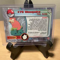 1998 Topps Series 2 Slowpoke #79 Non-Holo Blue Logo Pokemon - Image 2