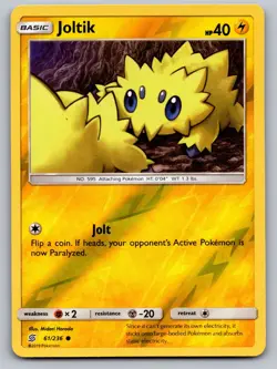 Joltik 61/236 Common Unified Minds Pokemon Reverse Holo Near Mint - Image 1