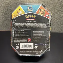 Pokemon TCG Eevee Evolutions Tin Flareon V- FACTORY SEALED - Image 2