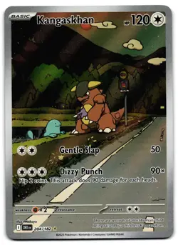 Kangaskhan 204/182 - 🌊 Destined Rivals Illustration Rare Pokemon TCG 🖤 - LP - Image 1