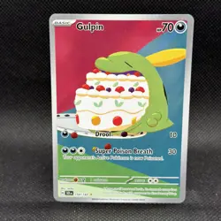 Pokemon TCG Gulpin 154/142 Stellar Crown Illustration Rare - Image 1