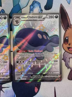 Pokemon TCG Paldean Clodsire EX 219/091 Shiny Ultra Rare Paldea Fates - Image 3