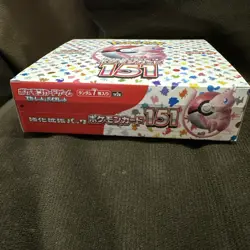 Pokemon Japanese 151 Booster Box Sealed No Shrink Wrap - Image 4