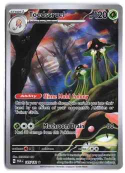 Toedscruel 185/182 Illustration Rare Paradox Rift Pokemon - Image 1