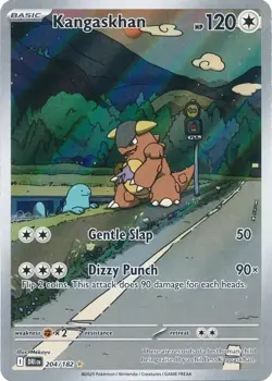 Pokemon - Kangaskhan - Illustration Rare - 204/182 - Destined Rivals - NM - Image 1
