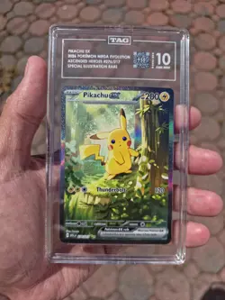 TAG 10 Pokemon 2026 Pikachu ex 276/217 SIR Ascended Heroes GEM MINT NO DINGS - Image 1