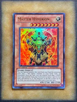 Yugioh Master Hyperion SDLS-EN001 Ultra Rare 1st Ed LP - Image 1