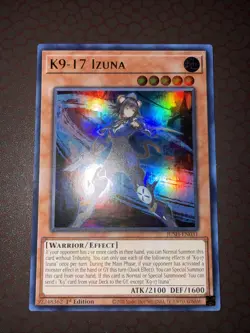 Yu-Gi-Oh! K9-17 Izuna - JUSH-EN031- Ultra Rare - 1st Edition NM! - Image 1