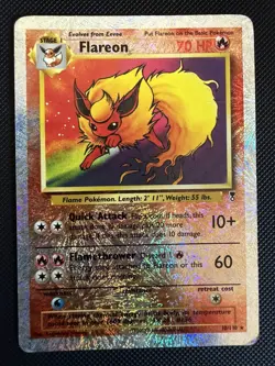 Flareon (10/110) Legendary Collection Reverse Holo Pokemon Card - Image 1