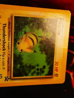 HP Pokemon PIKACHU Card BLACK STAR PROMO Set #27 The Power of One Movie Non-Holo - Image 4