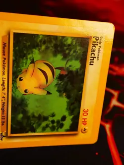 HP Pokemon PIKACHU Card BLACK STAR PROMO Set #27 The Power of One Movie Non-Holo - Image 5