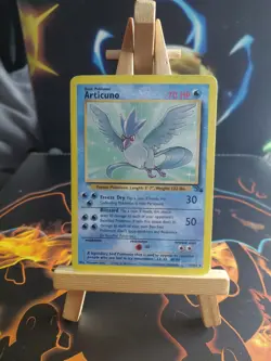 Pokemon TCG Articuno Card 17/62 Unlimited Non-Holo Rare, Fossil Set 1999 - Image 1