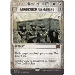 ANGUISHED UNMAKING (SHOWCASE) X4 Outlaws Of Thunder Junction: Breaking News MTG - Image 1