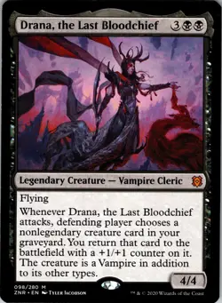 Drana, the Last Bloodchief M Zendikar Rising 98 NM - Image 1