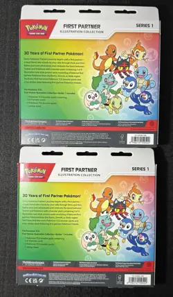 Pokemon TCG First Partner Illustration Collection Series 1 Box English X2 - Image 2