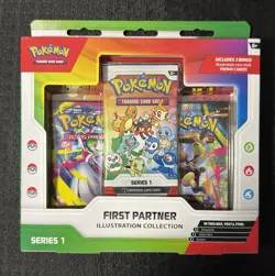 Pokemon TCG First Partner Illustration Collection Series 1 Box English X2 - Image 3