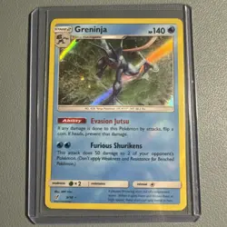 Greninja 9/18 Holo Detective Pikachu Set Pokemon TCG - NM - Image 1