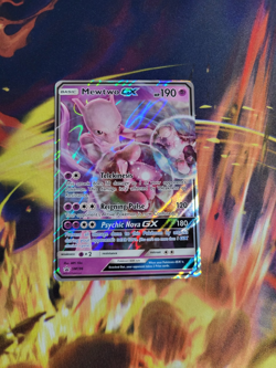 Mewtwo GX Detective Pikachu Black Star Promo SM196 Pokemon TCG 2019 - Image 1