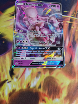 Mewtwo GX Detective Pikachu Black Star Promo SM196 Pokemon TCG 2019 - Image 3