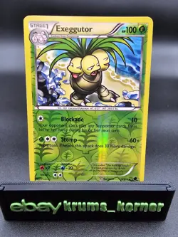 Exeggutor 5/116 Pokemon Plasma Freeze Reverse Holo - LP+ - Image 1