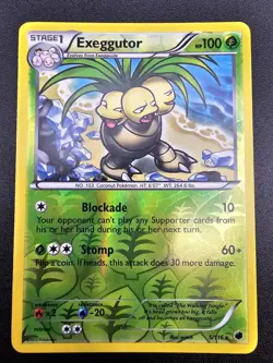 Exeggutor 5/116 Pokemon Plasma Freeze Reverse Holo - LP+ - Image 2