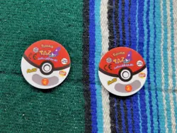 VTG Pokemon Tazo Growlithe And Arcanine 2000 Nintendo Lays Cheetos Pogs - Image 2