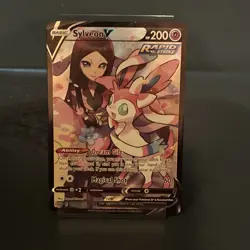 Pokemon Sylveon V Full Art Ultra Rare Holo TG14/TG30 Brilliant Stars Trainer - Image 1