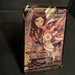 Pokemon Sylveon V Full Art Ultra Rare Holo TG14/TG30 Brilliant Stars Trainer - Image 3